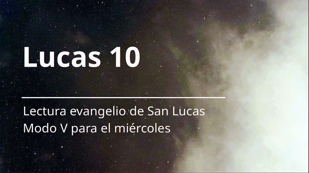 V03i Al inicio de Lucas 10 Mision de los 72 discipulos