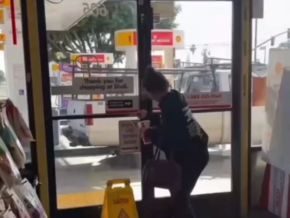 A confrontation between a shop owner and a customer has sparked debate online after pepper spray was used during an alleged attempt to leave without paying for a drink Some believe the shop owner was defending his property while others feel the response w