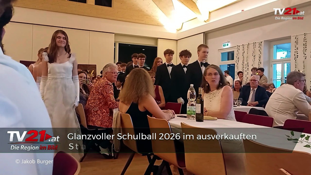 Glanzvoller Schulball 2026 im ausverkauften Stadtsaal Groß‑Enzersdorf