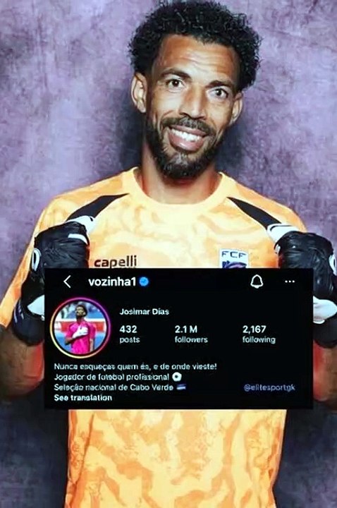 40-Year-Old Goalkeeper Stuns the World! 🌍🧤 | Josimar "Vozinha" Dias | Cape Verde 🇨🇻 | World Cup