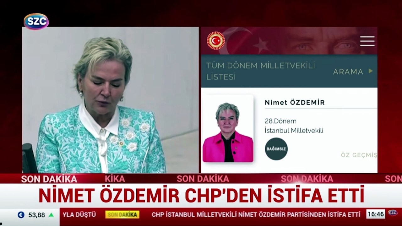 CHP'de sürpriz istifa