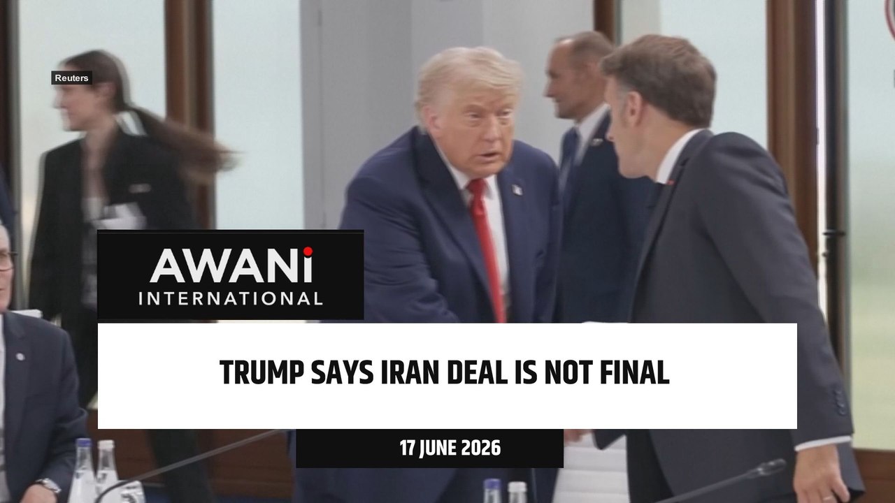 Trump says Iran deal is not final