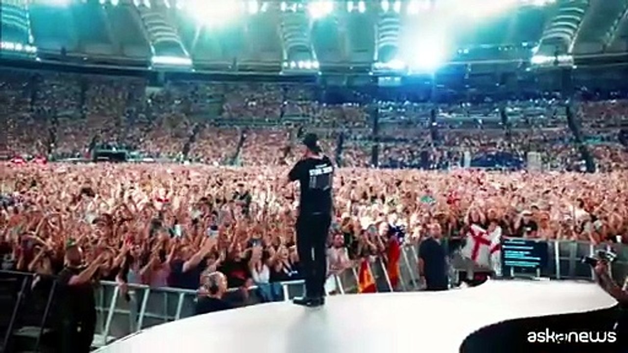 Eros Ramazzotti "Re" della sua Roma, grande live all'Olimpico
