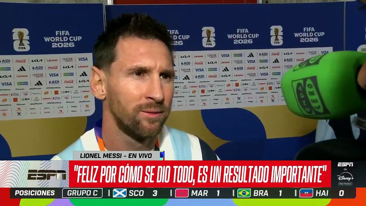 La respuesta de Messi sobre si jugaría su séptimo Mundial