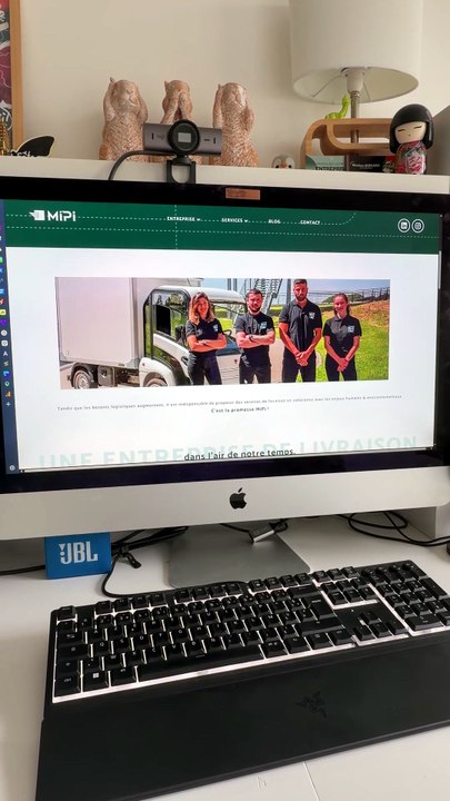 Présentation du site web & SEO MIPI LOGISTIQUE - Devsource