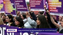 JIN TV |GÜNDEMİN SESİ-Pelin Özkaptan-''Haklarımızdan da nafakamızdan da vazgeçmiyoruz'''