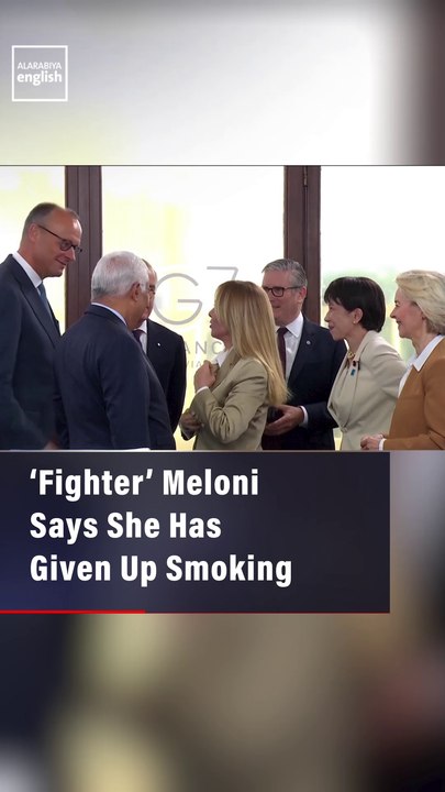 ‘Fighter’ Meloni Says She Has Given Up Smoking