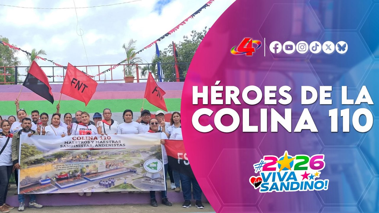 🇳🇮 47 aniversario: Docentes y Unidades de Victorias honran a los Héroes de la Colina 110
