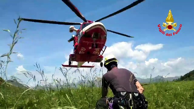 Lecco, Maina e Kaya sono salve: le hanno recuperare i vigili del fuoco