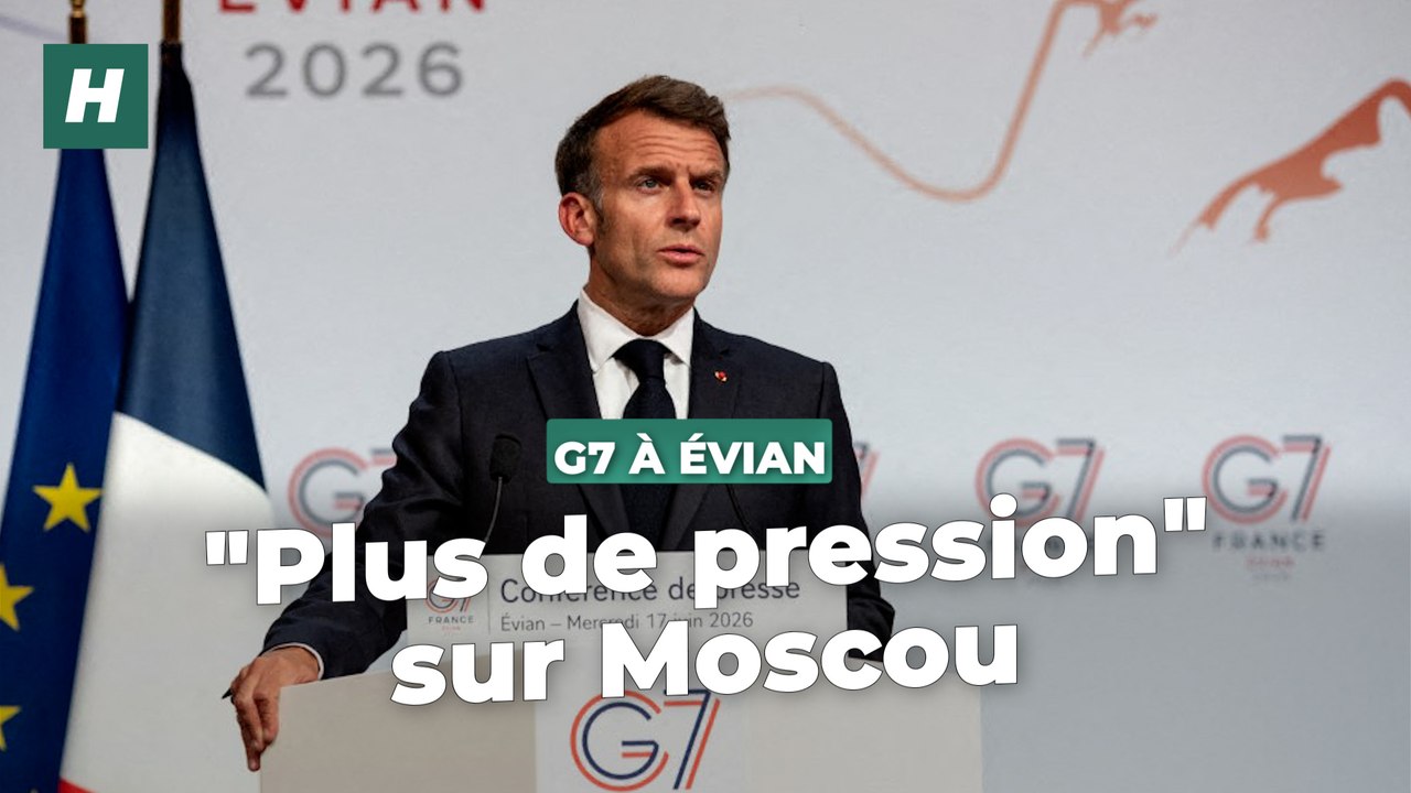 "Un vrai changement": Macron vante un "moment Evian" au G7 pour l'Ukraine face à la Russie