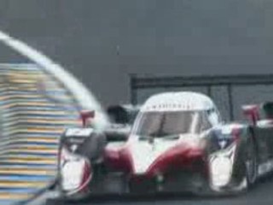 24h du mans 2008 tour de chauffe - départ vue du Tertre rouge