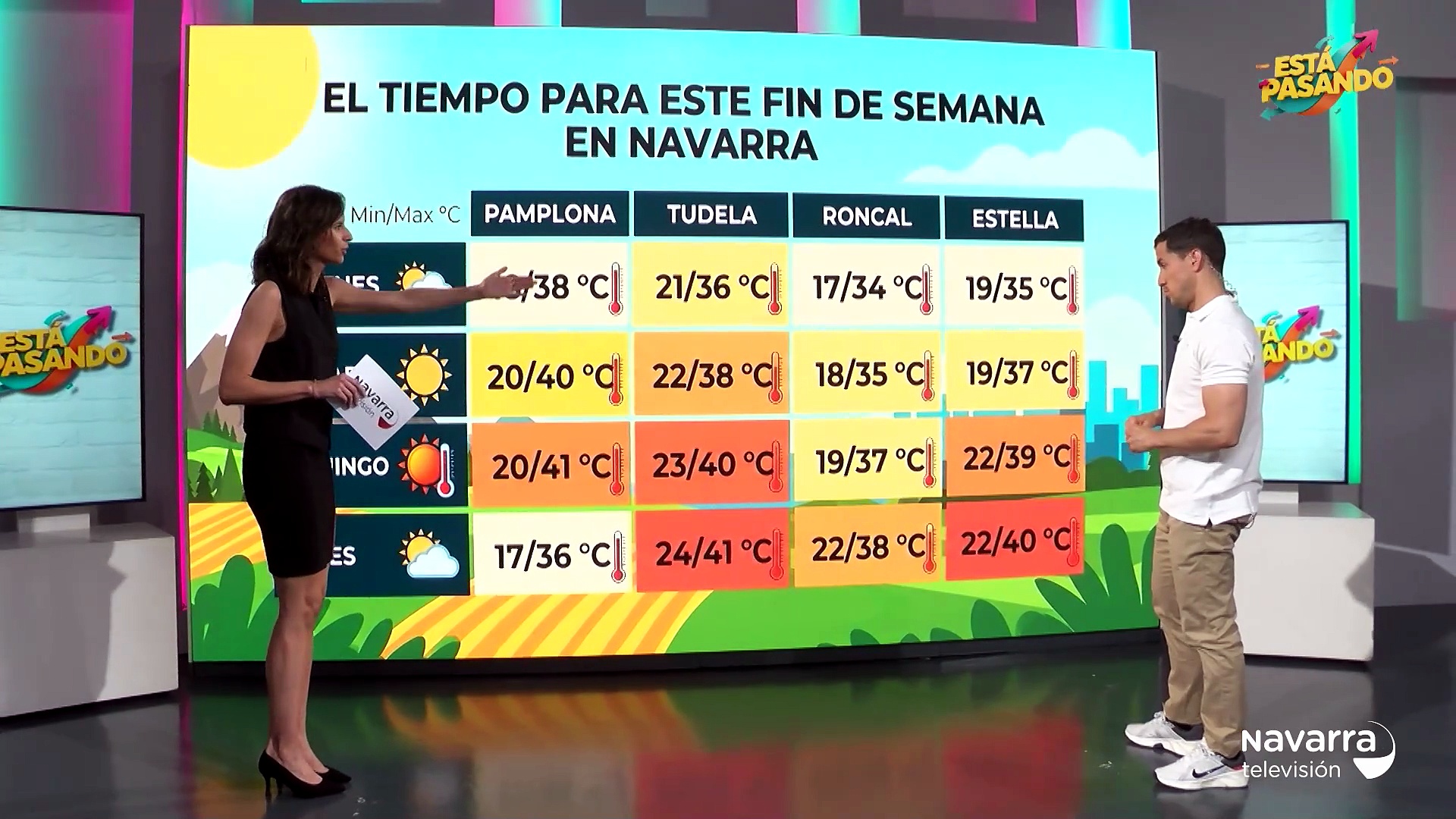 Noches tropicales para este fin de semana en Navarra