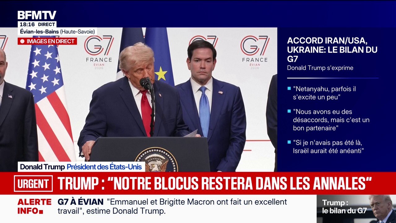 Iran: le blocus américain "restera dans les annales comme le meilleure blocus" de l'histoire, estime Donald Trump