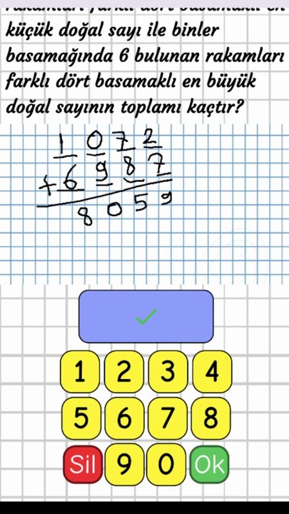 2.8- Toplama Problemleri (zor) - 4. Sınıf Matematik