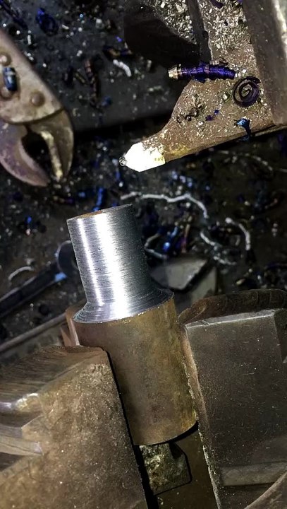 Heavy Lathe Machine Working Process 😱 #shorts
