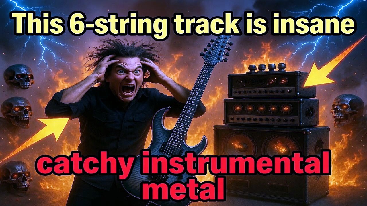 This 6-String Track is INSANE! 🔥 Catchy Instrumental Metal Guitar