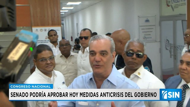 Senado podría aprobar medidas anticrisis | Primera Emisión SIN