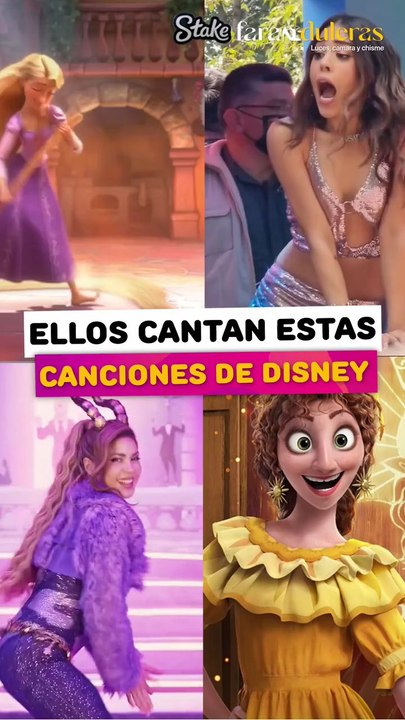 famosos latinos que son los que cantan estas canciones de Disney