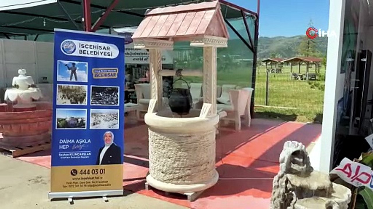 Afyonkarahisarlı emektarlar mermeri katma değeri yüksek ürünlere dönüştürüyor
