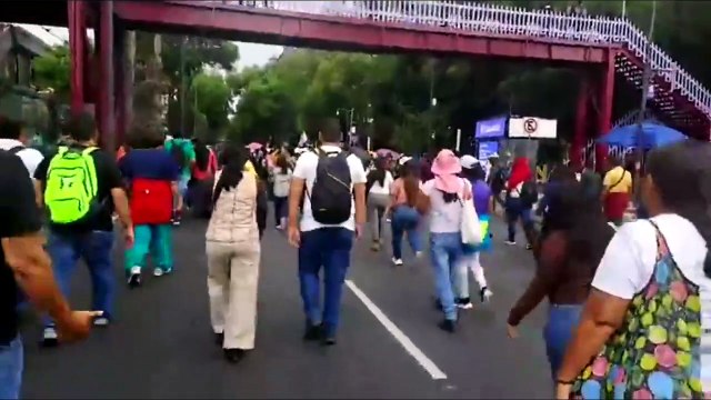 Jornada de Marchas complican el sur: cierres en Tlalpan, Periférico, estaciones del Metro, Trolebús...