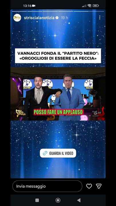 Dj highlander Salvini con vanacci