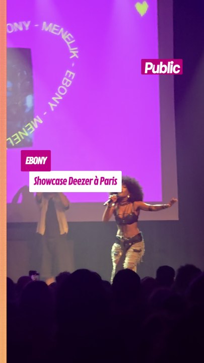 Ebony à l'Élysée Montmartre pour un showcase Deezer