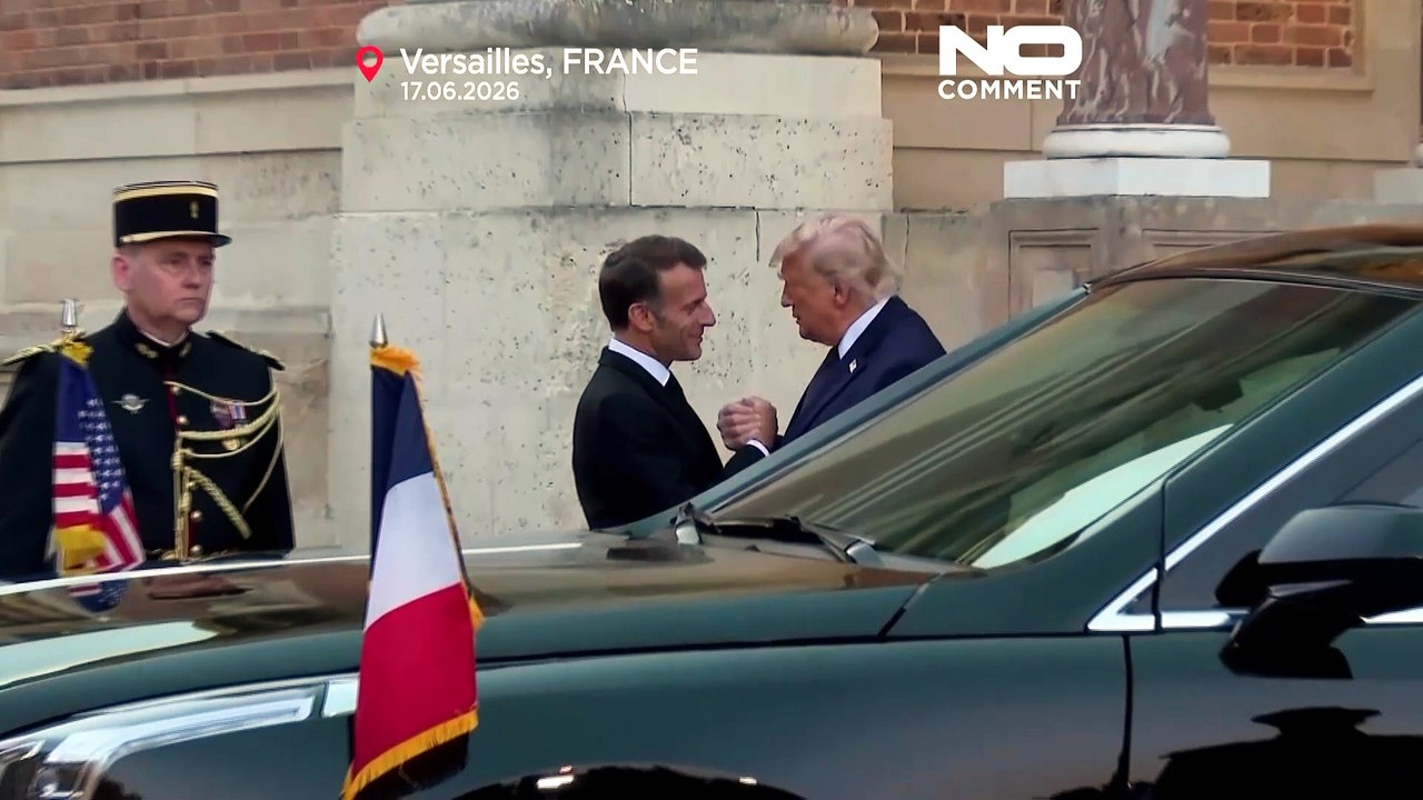Trump in Versailles: Dinner mit Macron