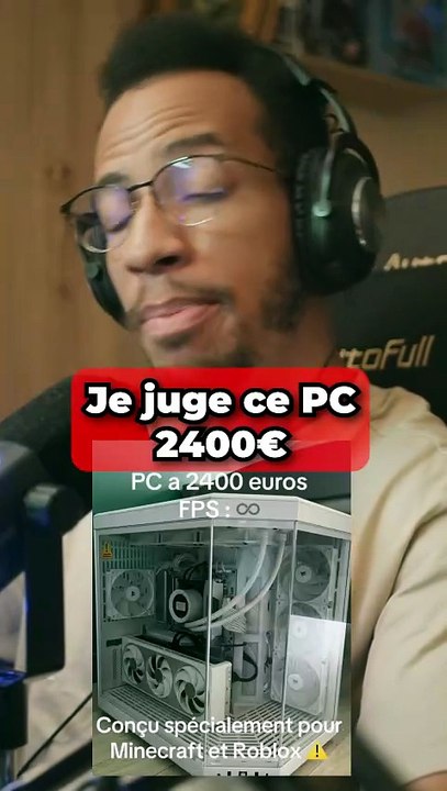 Je juge ce PC à 2400€ #pcgaming #pcbuild #pcsetup #reviewpc #gamingsetup