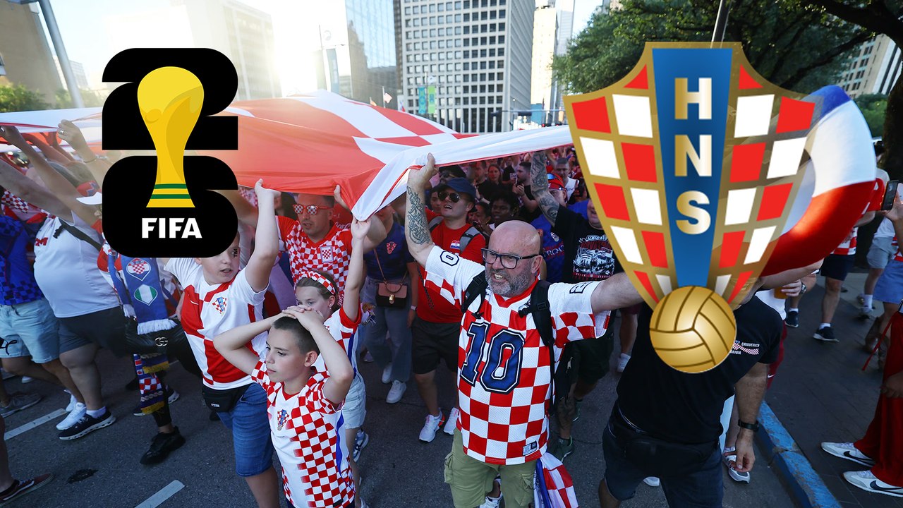 Mundial 2026: miles de aficionados de Croacia toman Dallas para el duelo clave ante Inglaterra
