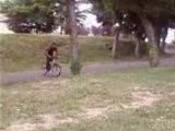 loic saut en velo