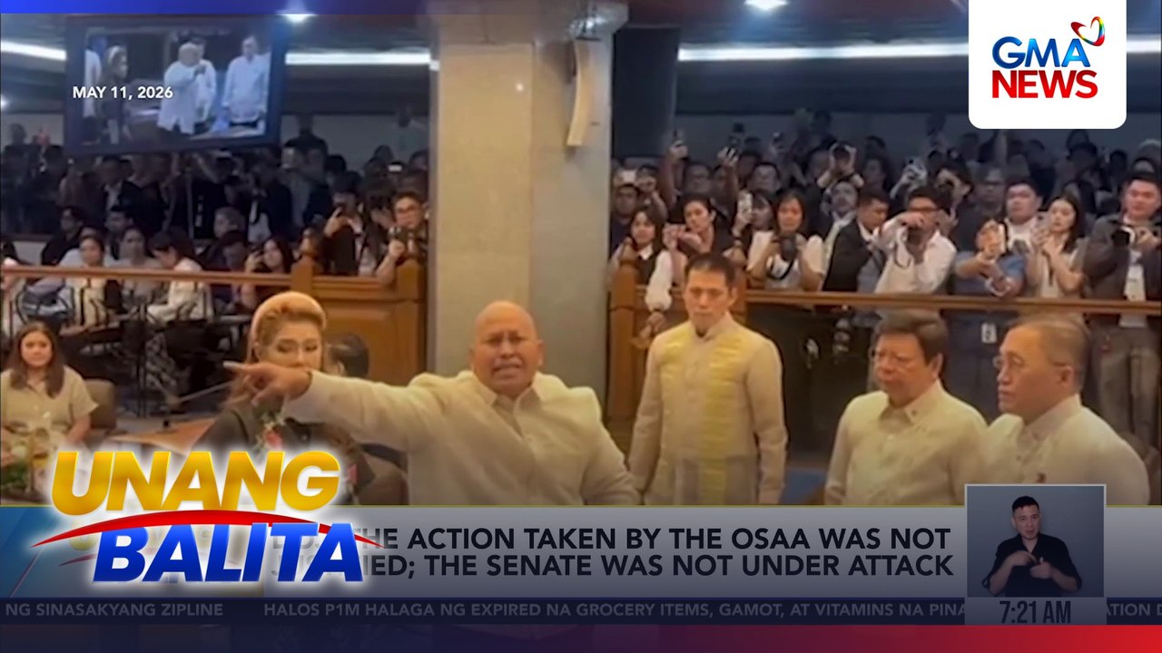 DOJ - The action taken by the OSAA was not justified; the Senate was not under attack | Unang Balita