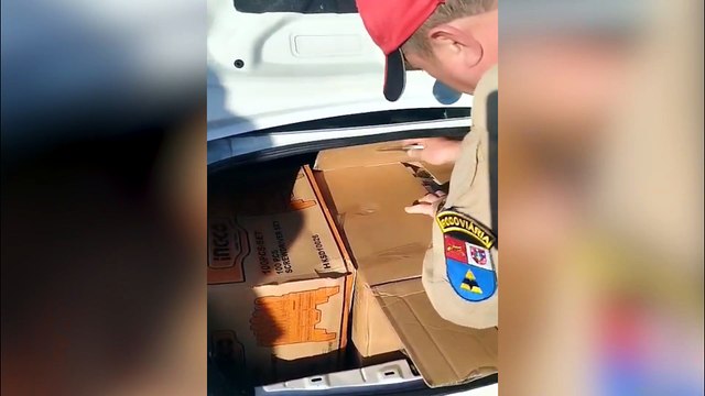 PR-364: Polícia Rodoviária apreende 150 pacotes de cigarros contrabandeados em Terra Roxa