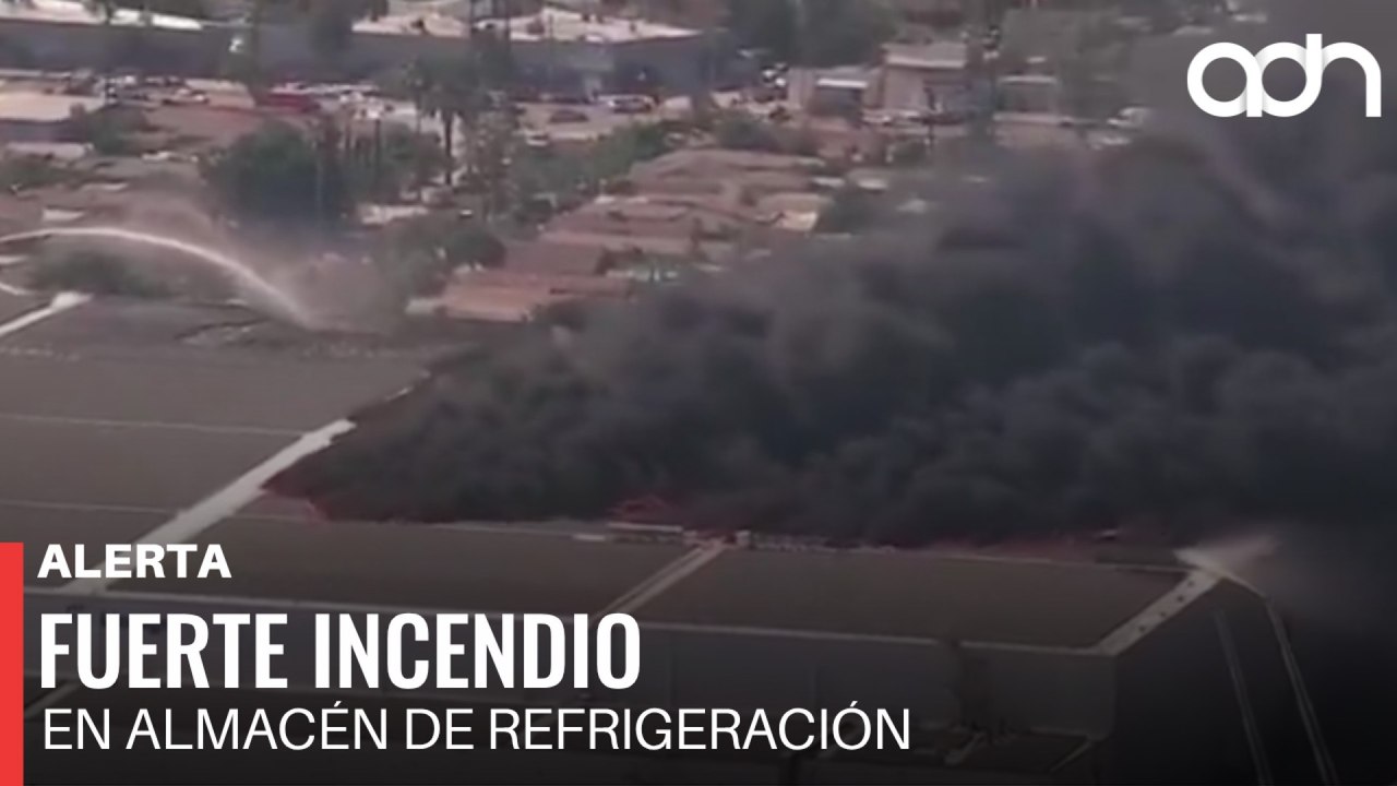 🚨¡Última Hora! Gran incendio consume almacén de refrigeración en Boyle Heights, California
