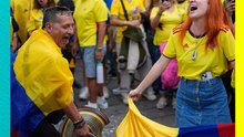 La fiebre futbolera invade la CDMX, Aficionados de Colombia celebran antes del duelo ante Uzbekistán