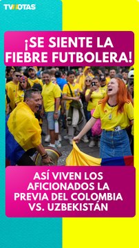 La fiebre futbolera invade la CDMX, Aficionados de Colombia celebran antes del duelo ante Uzbekistán