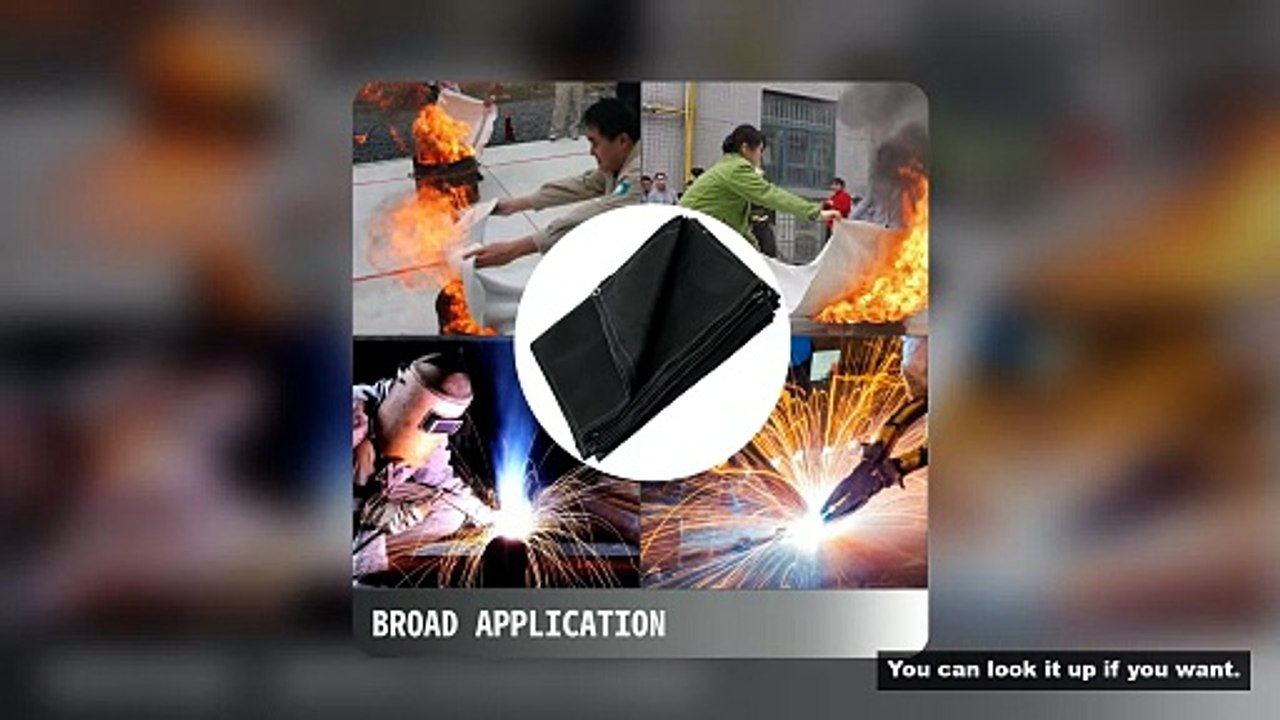 SucceBuy Welding Firesafe Fiberglass Blanket Emergency Survival Flame Retardant Safety Protective Eq