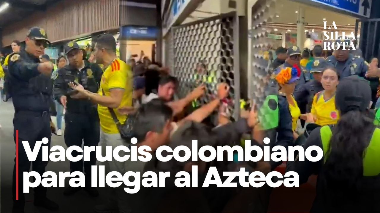 Portazo en el metro y desalojo de turistas; así es el ambiente previo al partido Colombia-Uzbekistán