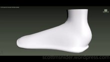JFJ: 3DS MAX Practice Polygon Modeling Foot Model Video #4 (06-17-2026)