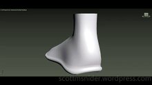 JFJ: 3DS MAX Practice Polygon Modeling Foot Model Video #5 (06-17-2026)