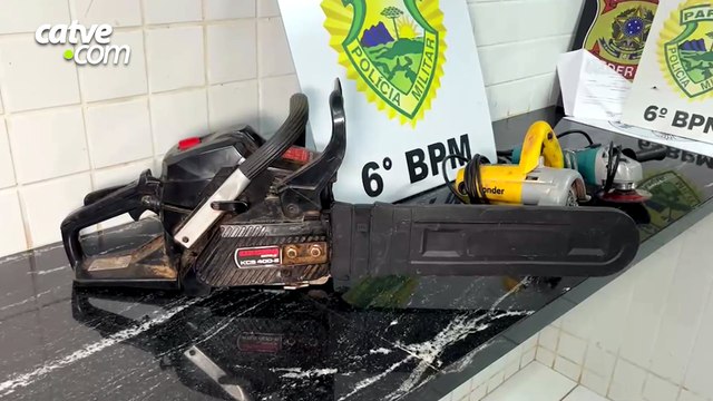 Ferramentas furtadas são recuperadas e trio acaba detido em Boa Vista da Aparecida