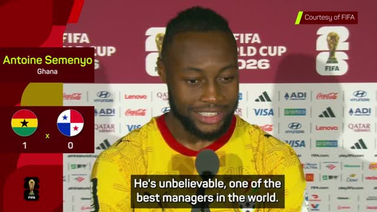 Semenyo hails 'unbelievable' Guardiola after late Ghana win at World Cup