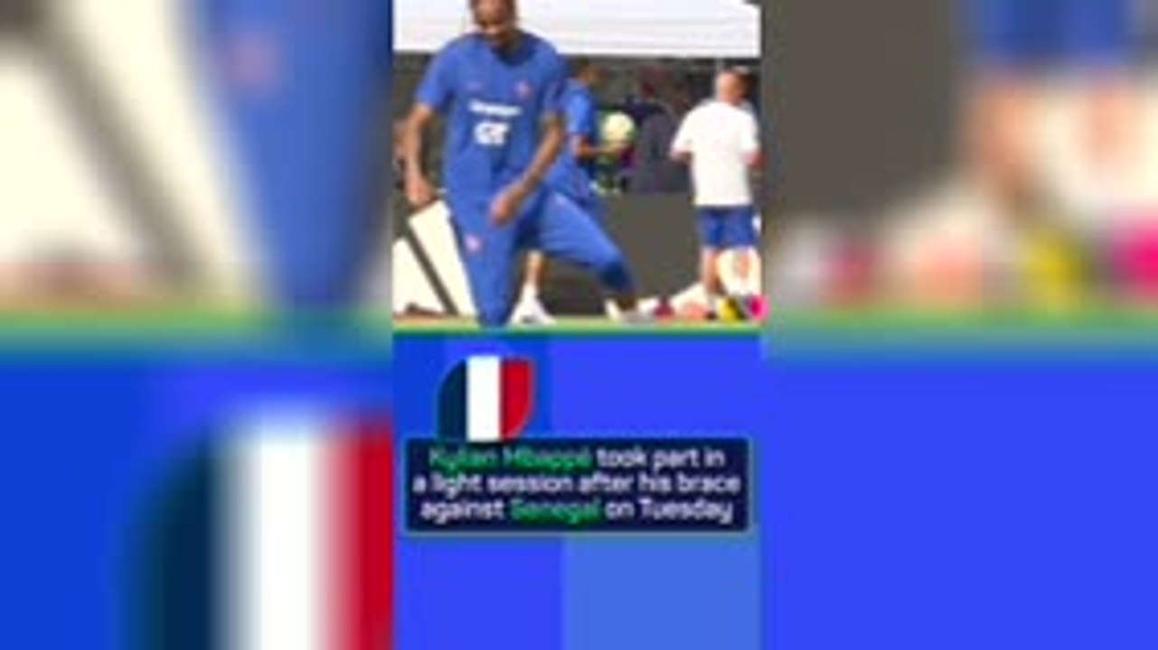 Mbappé returns to training after Senegal brace
