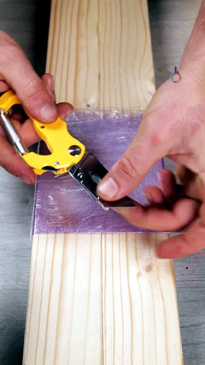 Satisfying foam insulation cutting hack✂️