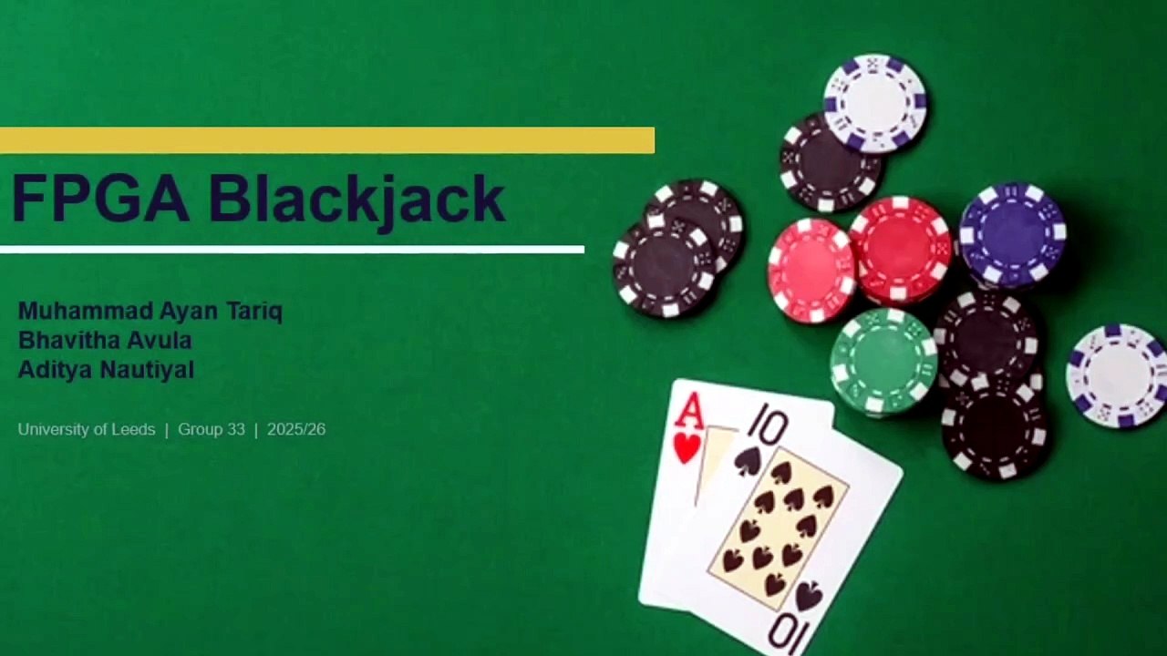 Blackjack FPGA Game