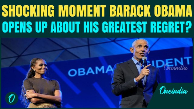 ‘I Wanted To…’ Barack Obama’s EMOTIONAL Confession STUNS Crowd as Michelle Obama Watches