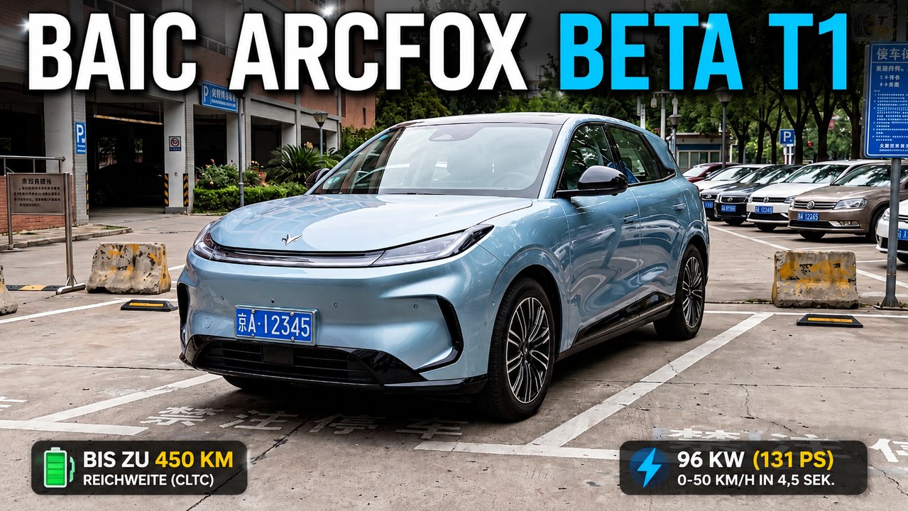 2027 BAIC Arcfox Beta T1: Kompakter E-Stromer mit neuer Technik