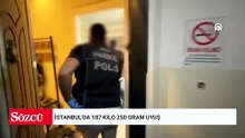 İstanbul'da 187 kilo 250 gram uyuşturucu ele geçirildi