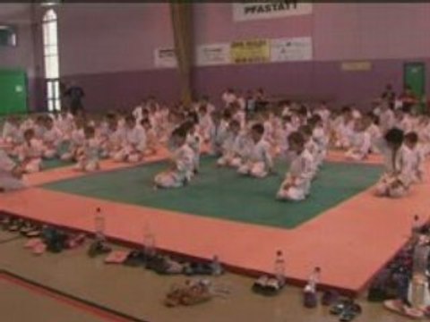 Judo Petits tigres echauffement