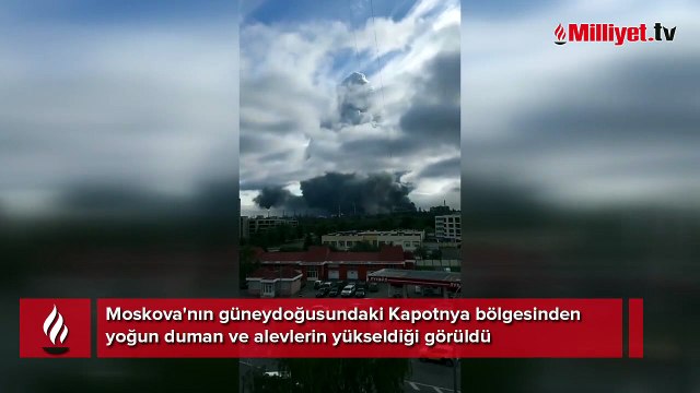 Rusya'nın kalbinde petrol rafinerisi vuruldu! Bölgeden dumanlar yükseliyor: Sıcak görüntü