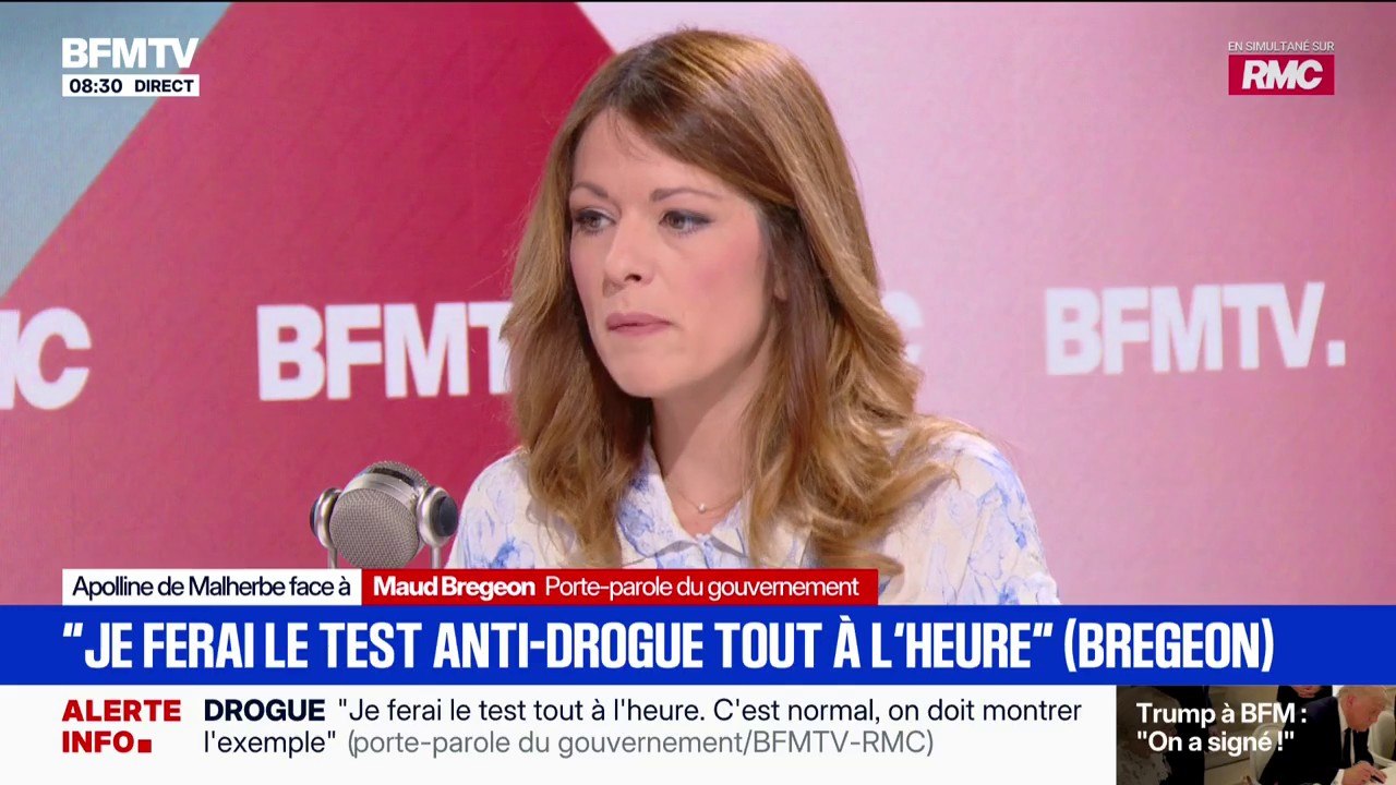 Tests anti-drogues: "Quand vous avez une dépendance, vous ne pouvez pas rester à des fonctions où vous êtes amené à prendre des décisions pour 65 millions de Français"